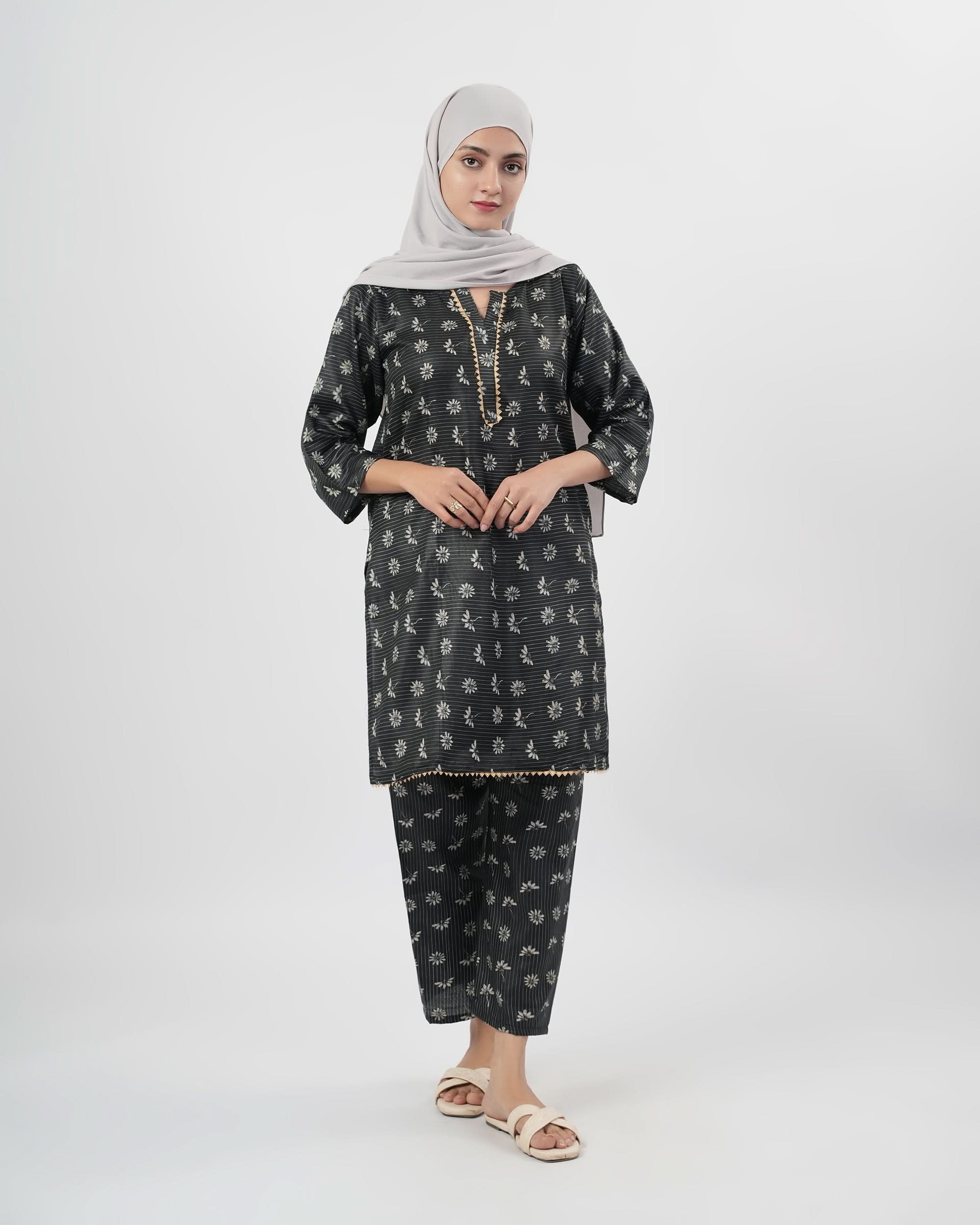 Women's 2Pc Printed Suit, Women Shalwar Suits, Chase Value, Chase Value