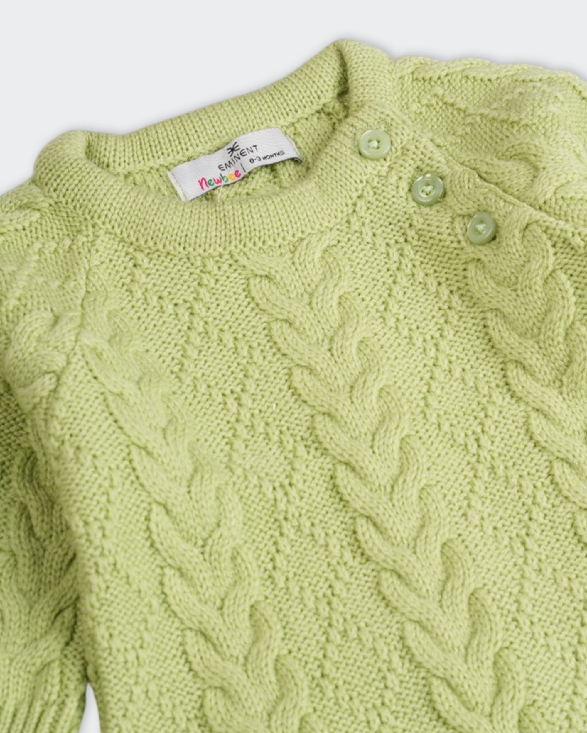 Eminent Newborn Girls Knitted Sweater Romper