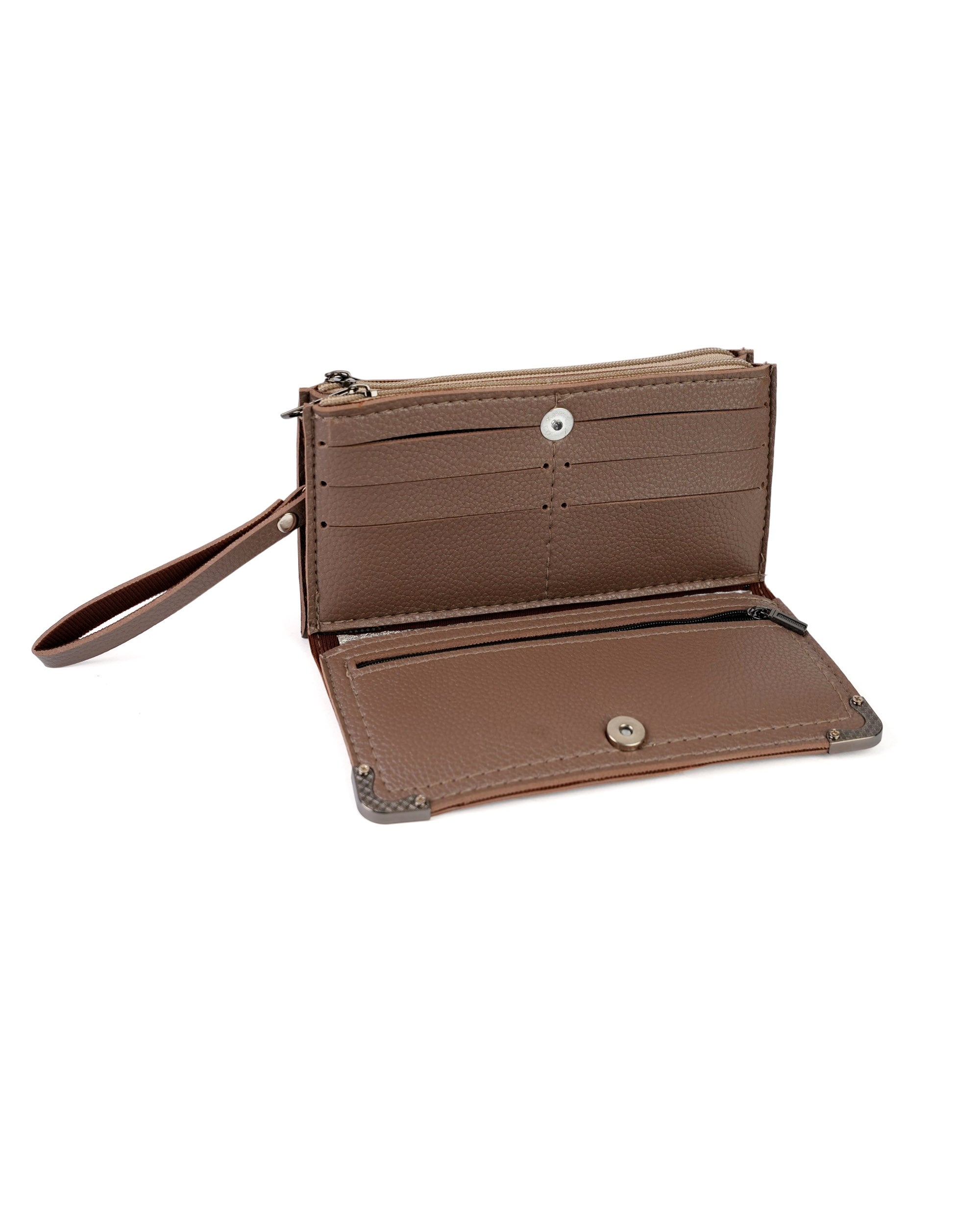 Women's Double Zipper Wallet