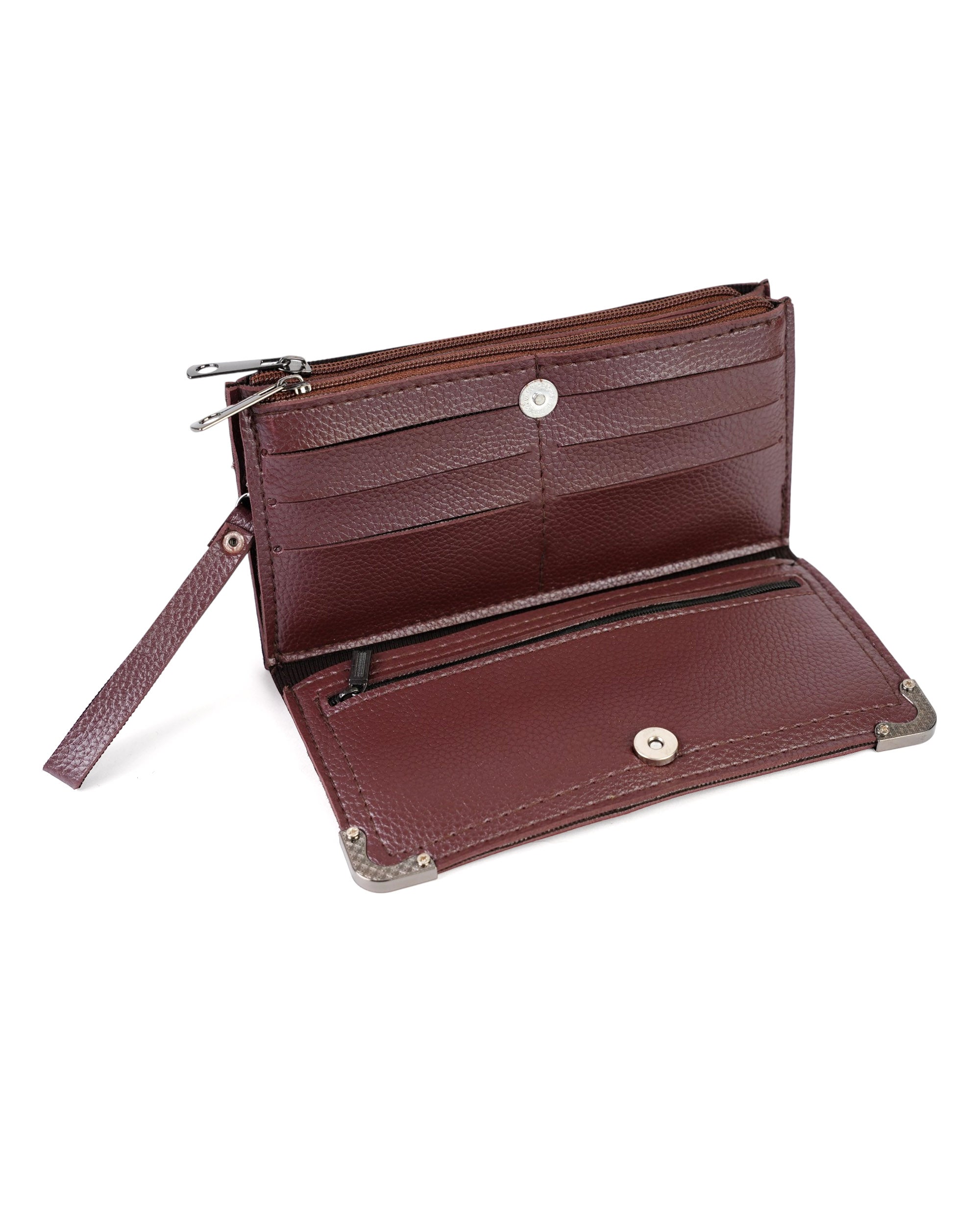 Women's Double Zipper Wallet
