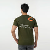 Eminent Men's Round Neck Half Sleeves Printed T-Shirt - Olive Green, Men's T-Shirts & Polos, Eminent, Chase Value