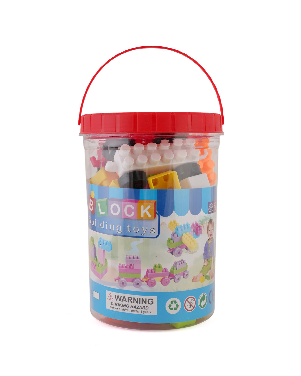 Building Blocks Bucket – 55 Pieces