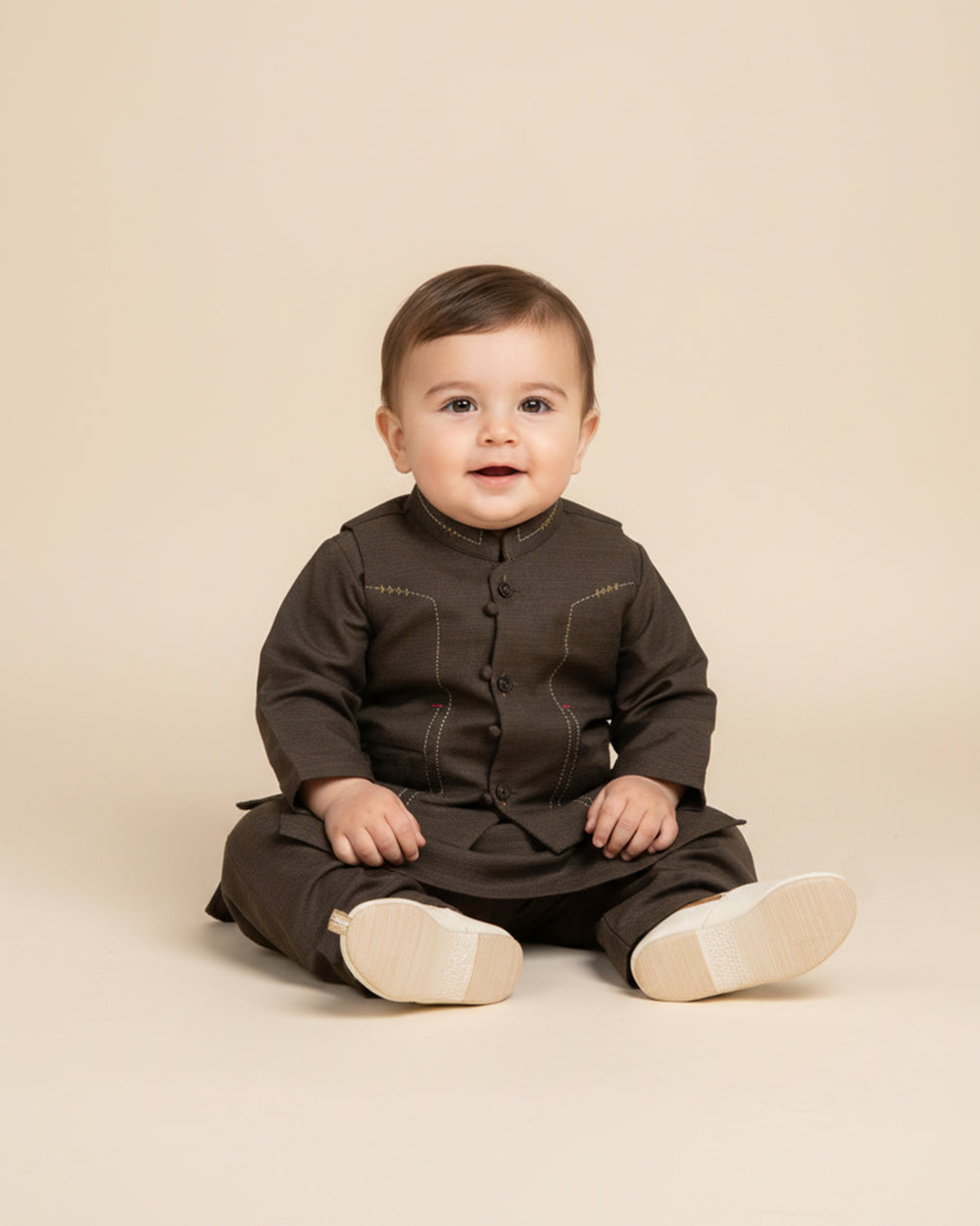 Newborn Boys’ Waistcoat Suit, Newborn Boys Shalwar Suits, Chase Value, Chase Value