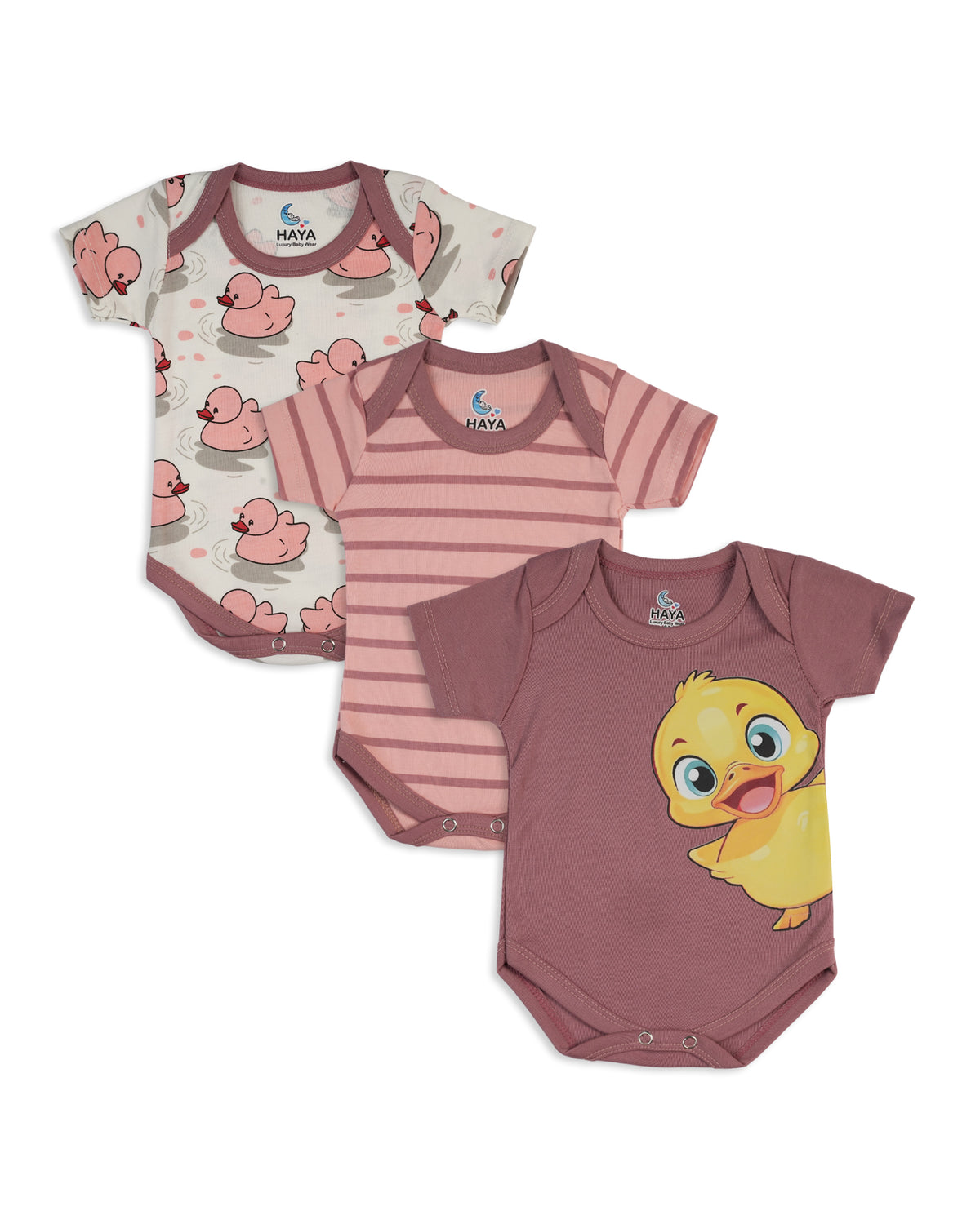 Newborn 3 Pcs Romper Set, Newborn Boys Rompers, Chase Value, Chase Value