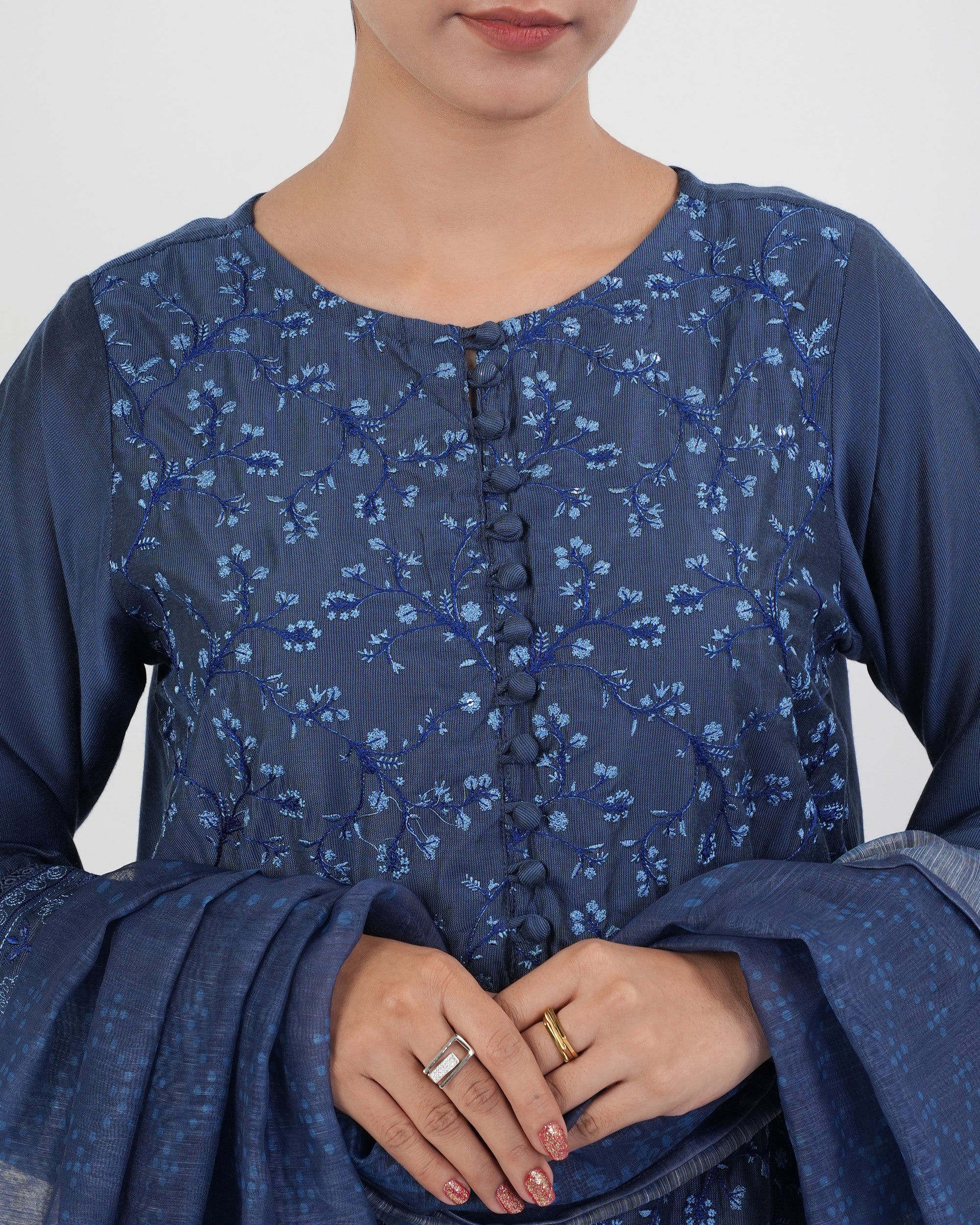 Eminent Women's Signature Embroidered 3Pc Suit