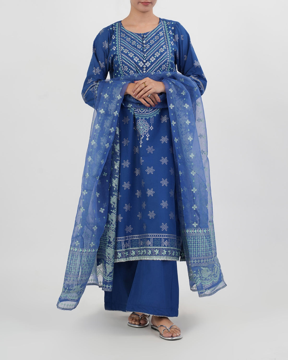Eminent Women's Essential Printed 3 Pc Suit