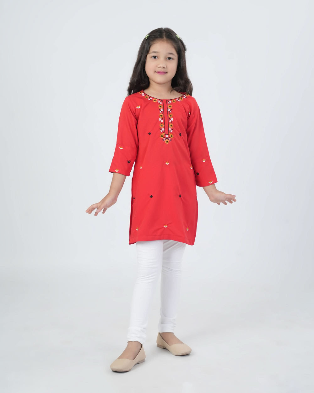 Valuables Girl’s Embroidered Kurti, Girls Kurti, Chase Value, Chase Value