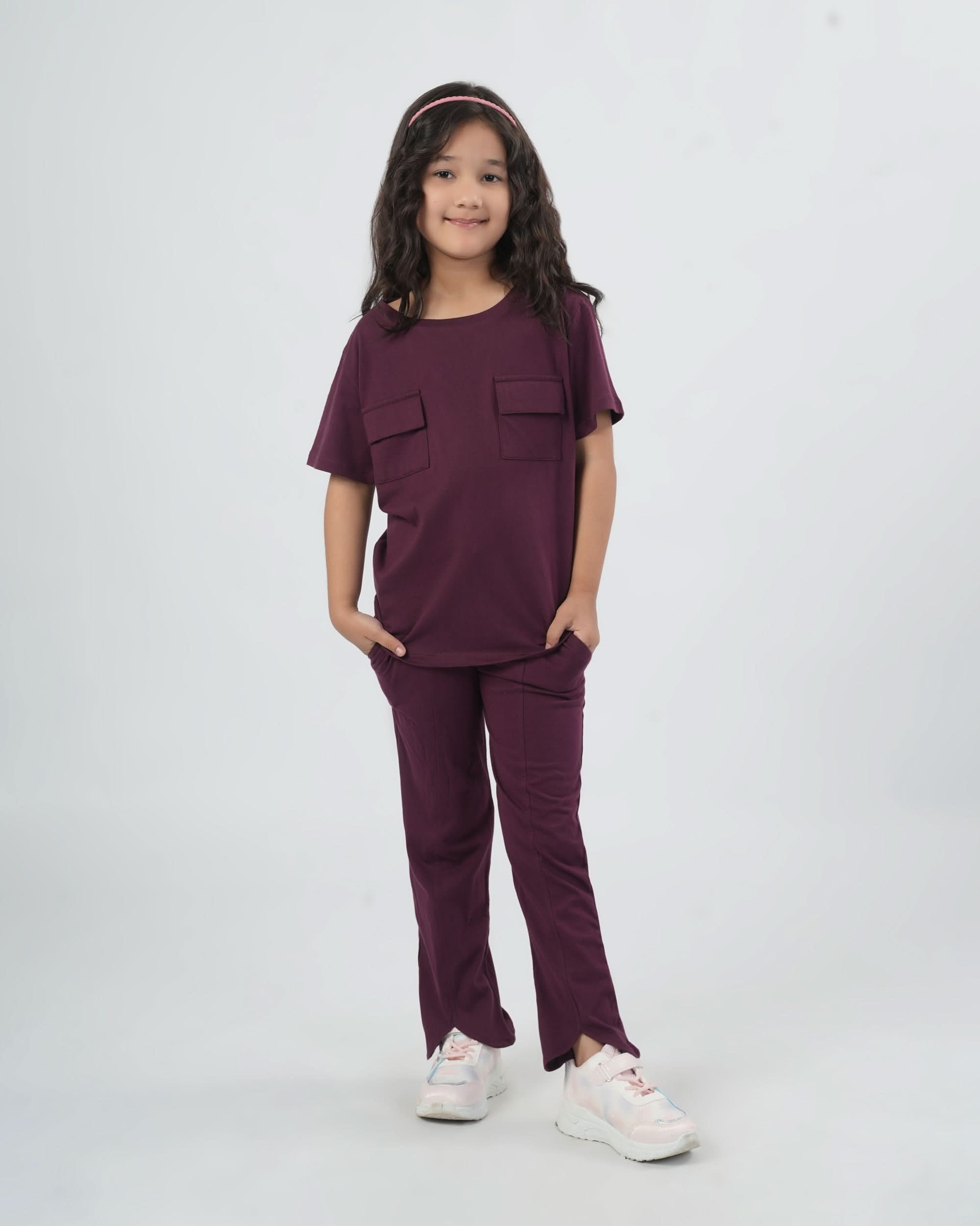 Eminent Girls Co-Ord Set - Maroon, Girls Co-Ord Suit, Eminent, Chase Value