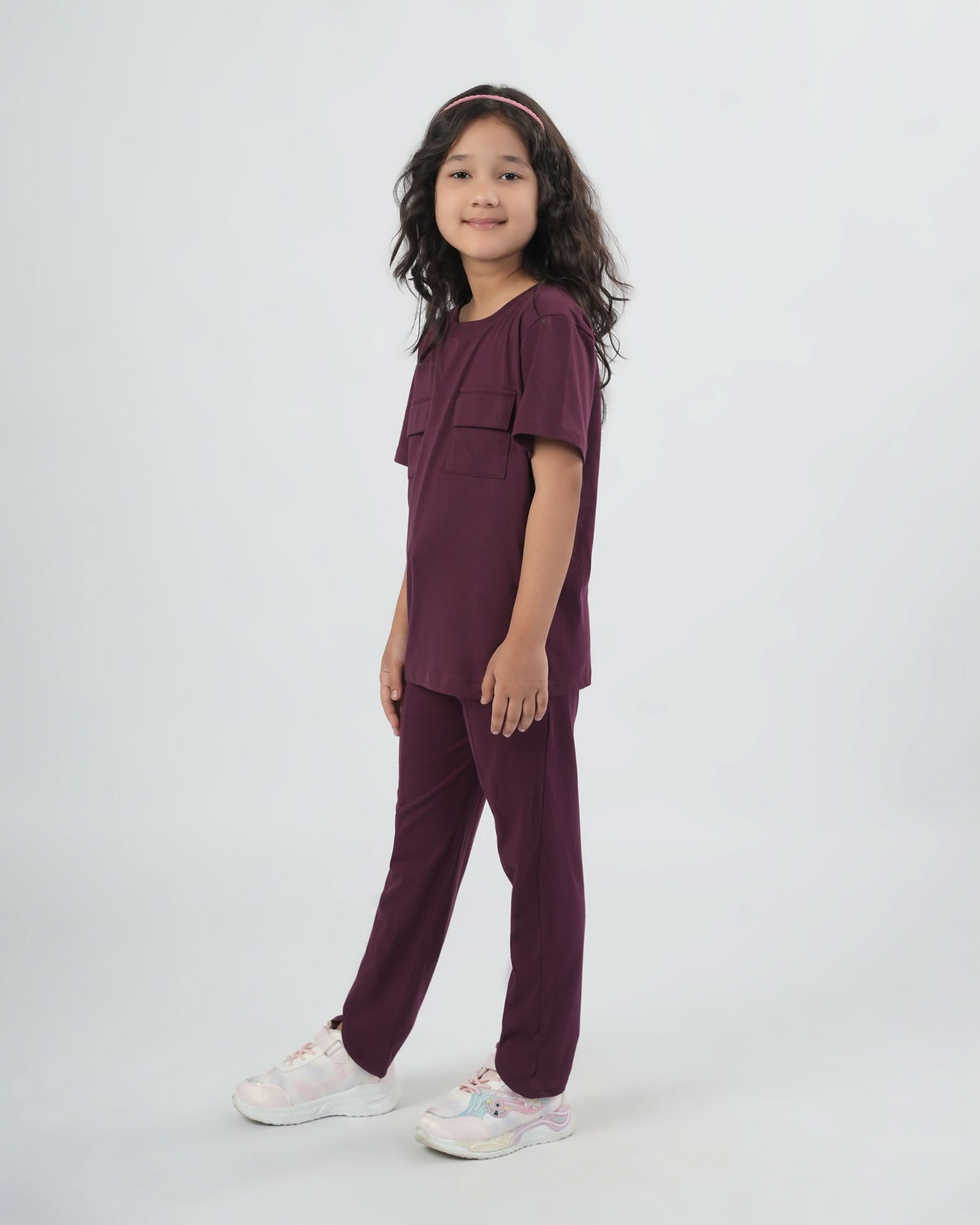 Eminent Girls Co-Ord Set - Maroon, Girls Co-Ord Suit, Eminent, Chase Value