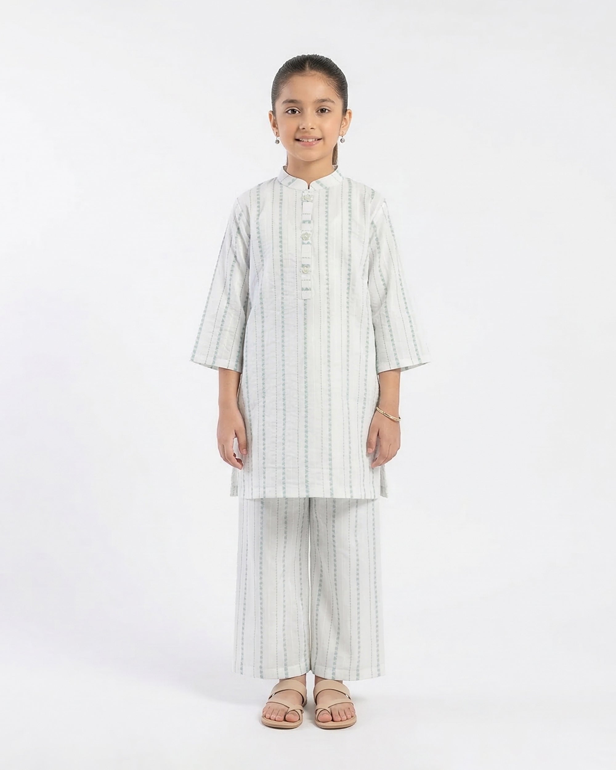 Girl’s Jacquard Shalwar Kameez Suit, Girls Shalwar Kameez, Chase Value, Chase Value