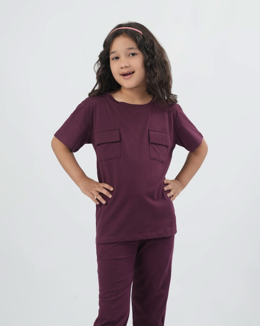 Eminent Girls Co-Ord Set - Maroon, Girls Co-Ord Suit, Eminent, Chase Value