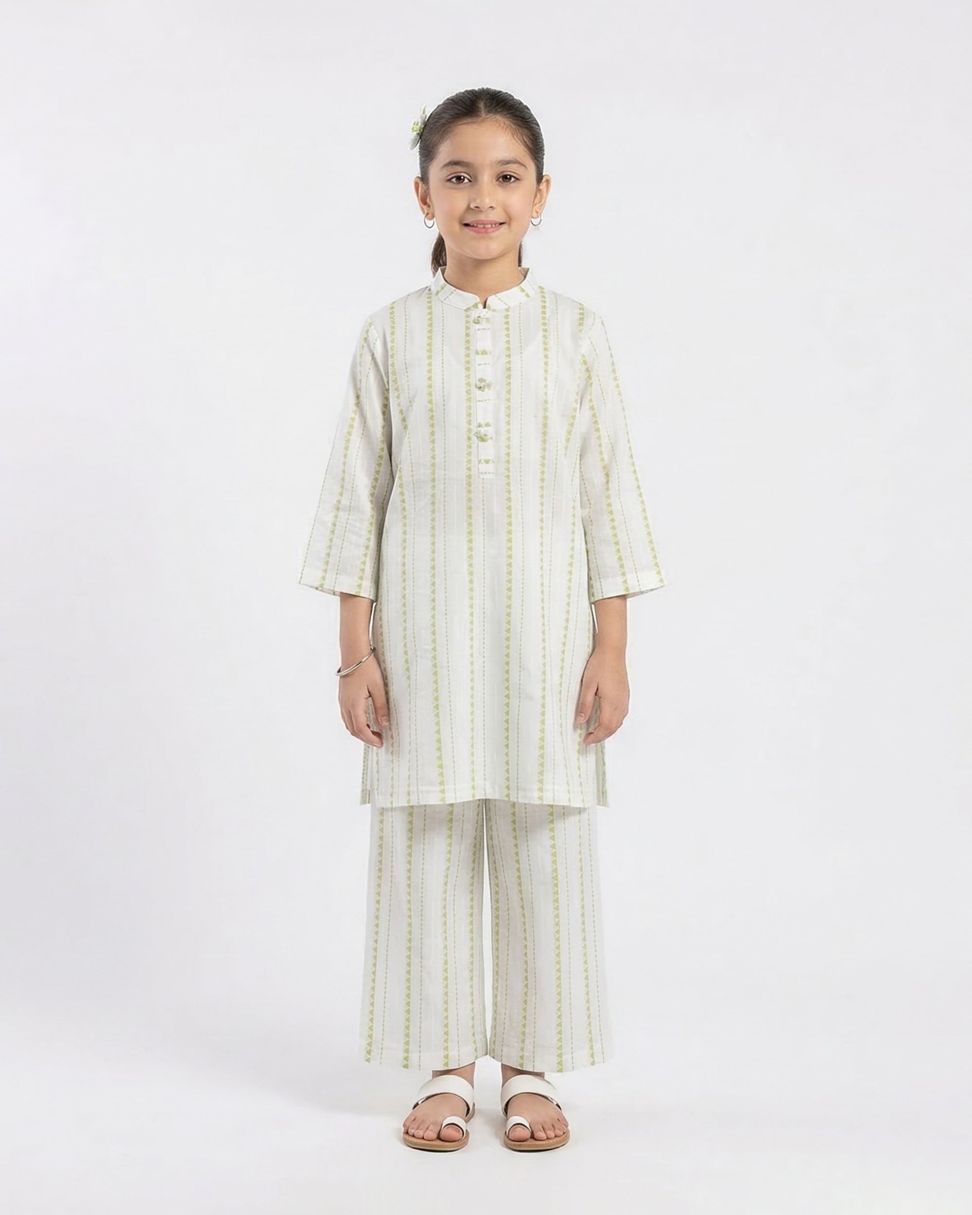 Girl’s Jacquard Shalwar Kameez Suit, Girls Shalwar Kameez, Chase Value, Chase Value