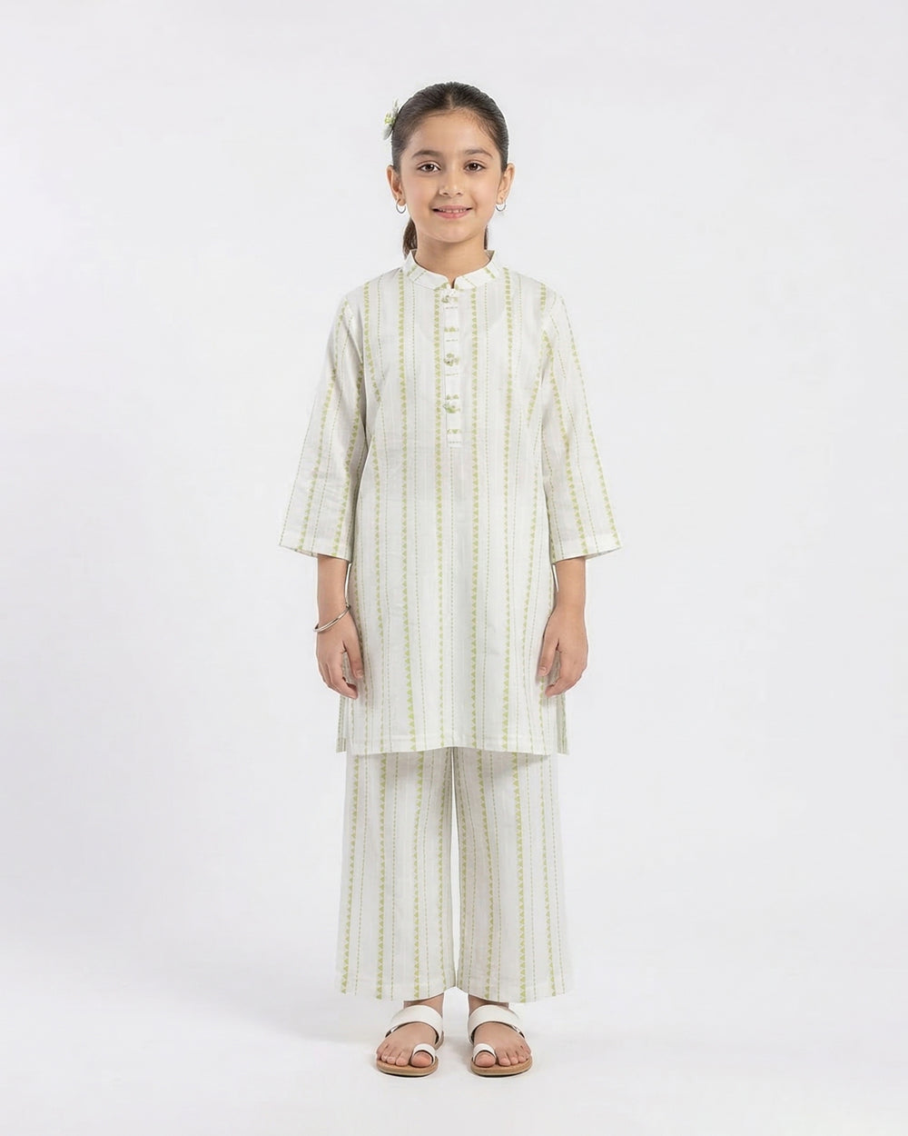 Girl’s Jacquard Shalwar Kameez Suit, Girls Shalwar Kameez, Chase Value, Chase Value
