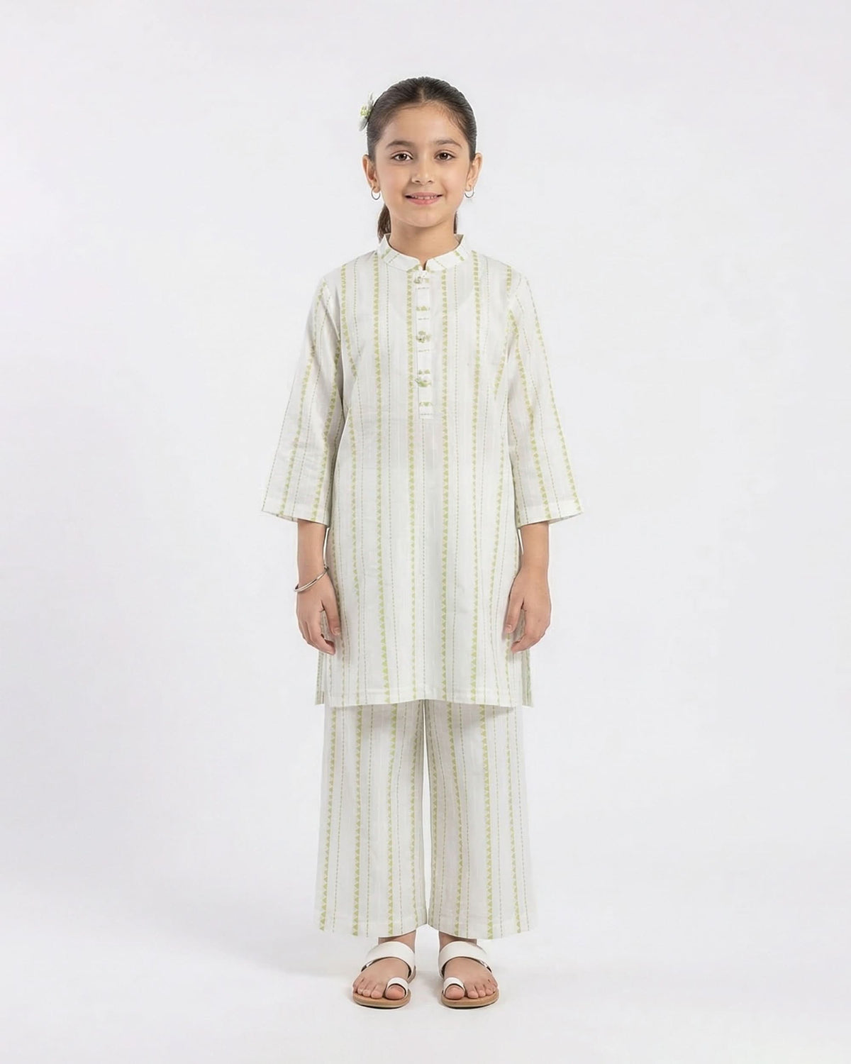 Girl’s Jacquard Shalwar Kameez Suit, Girls Shalwar Kameez, Chase Value, Chase Value