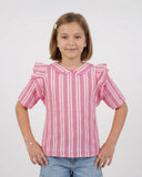 Valuables Girls Half Sleeves Woven Top, Girls Tops, Chase Value, Chase Value