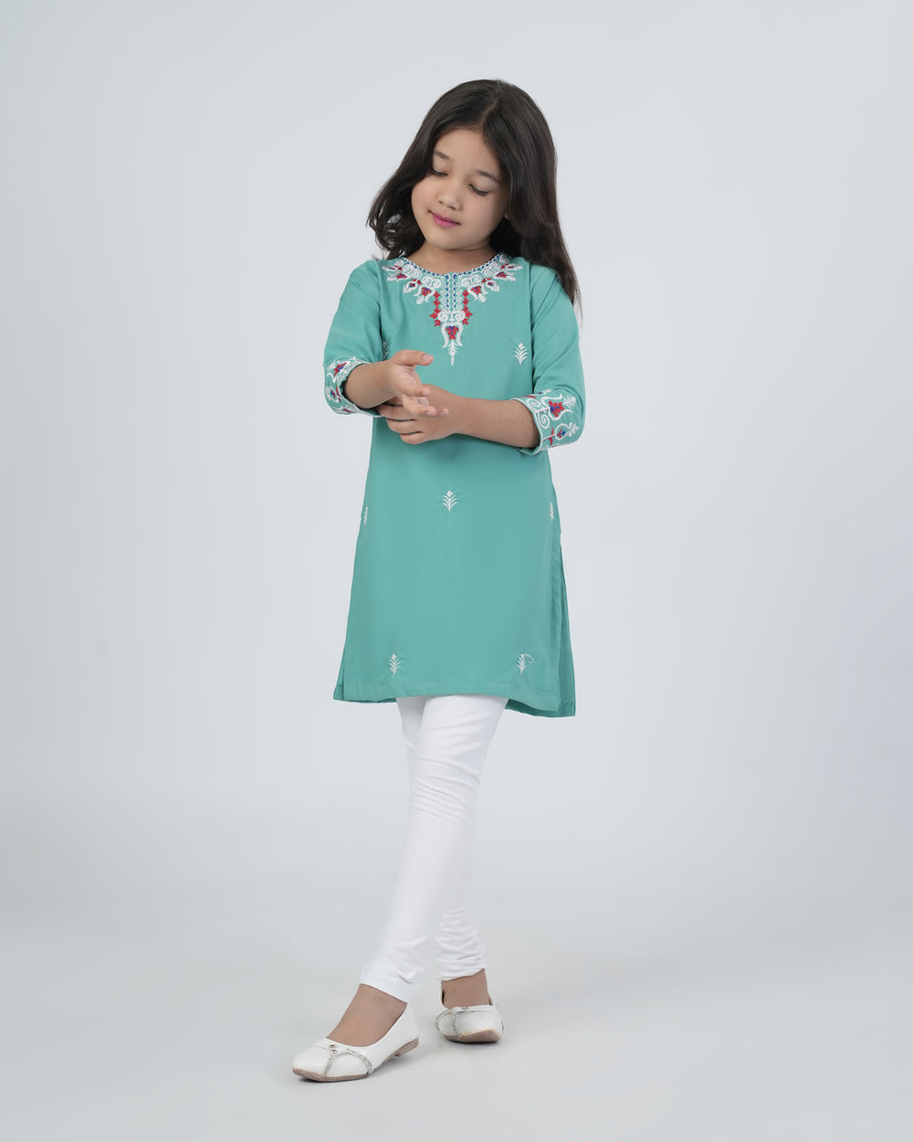Valuables Girl’s Embroidered Kurti, Girls Kurti, Chase Value, Chase Value