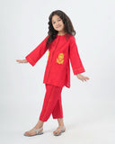 Eminent Girls Embroidered 2Pcs Shalwar Suit - Red, Girls Shalwar Kameez, Eminent, Chase Value
