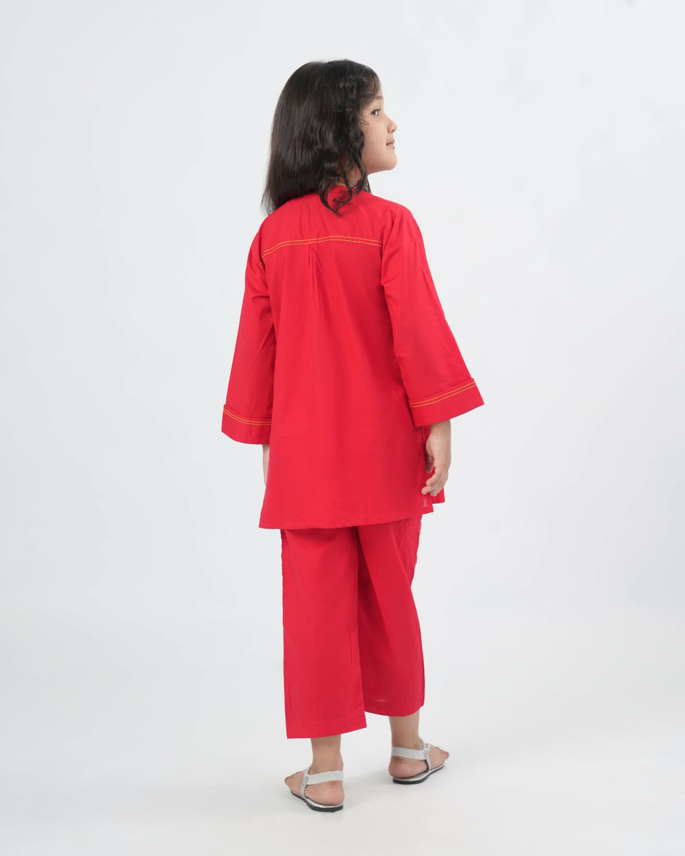 Eminent Girls Embroidered 2Pcs Shalwar Suit - Red, Girls Shalwar Kameez, Eminent, Chase Value