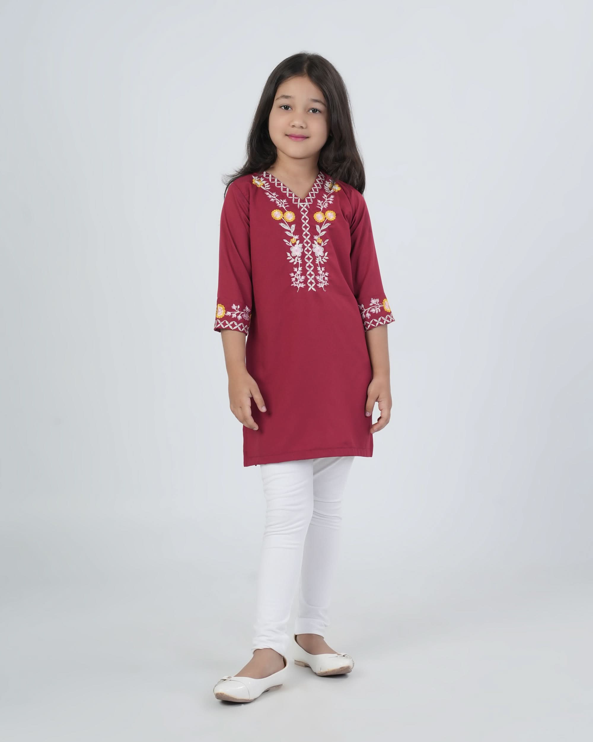 Valuables Girl’s Embroidered Kurti, Girls Kurti, Chase Value, Chase Value