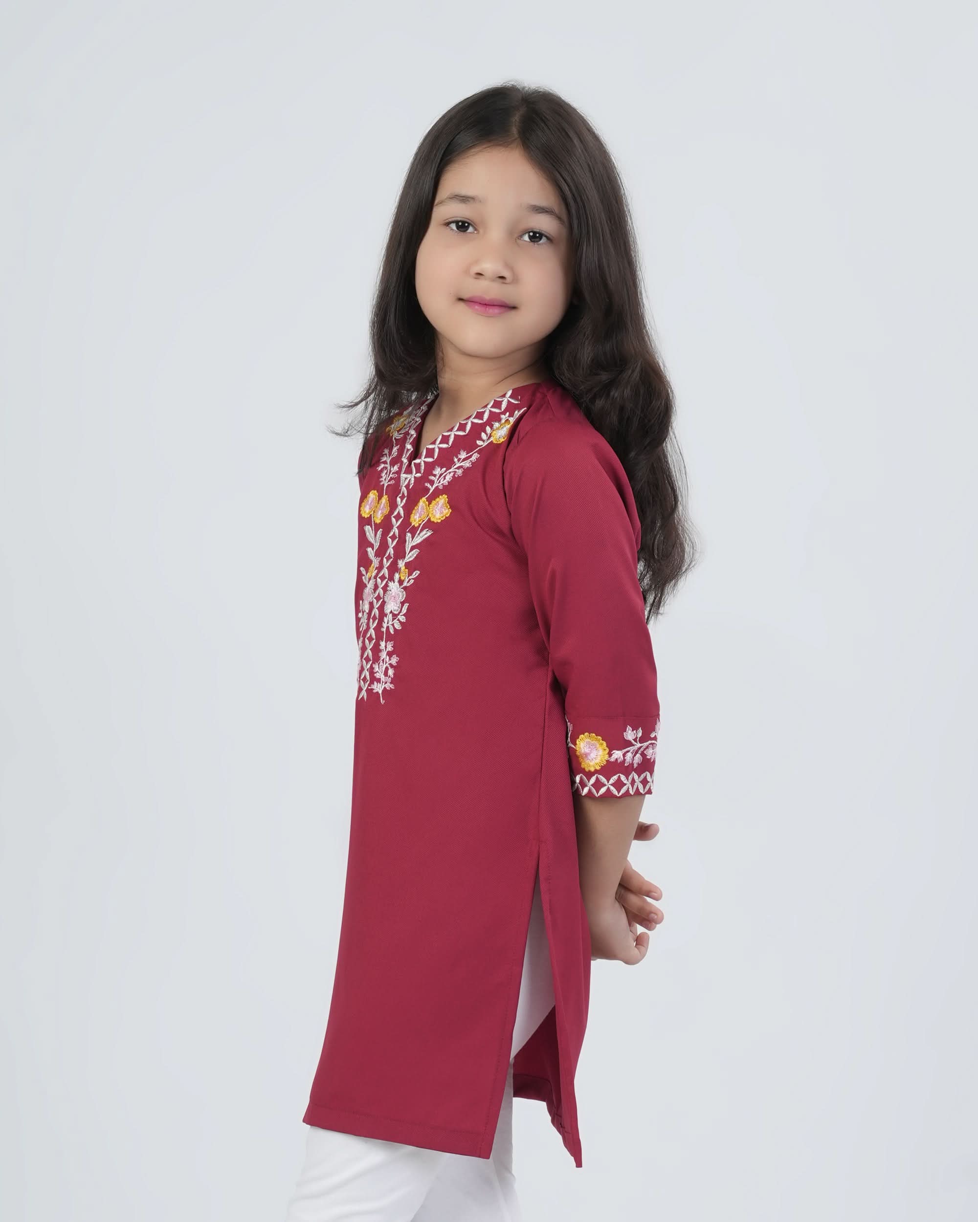 Valuables Girl’s Embroidered Kurti, Girls Kurti, Chase Value, Chase Value