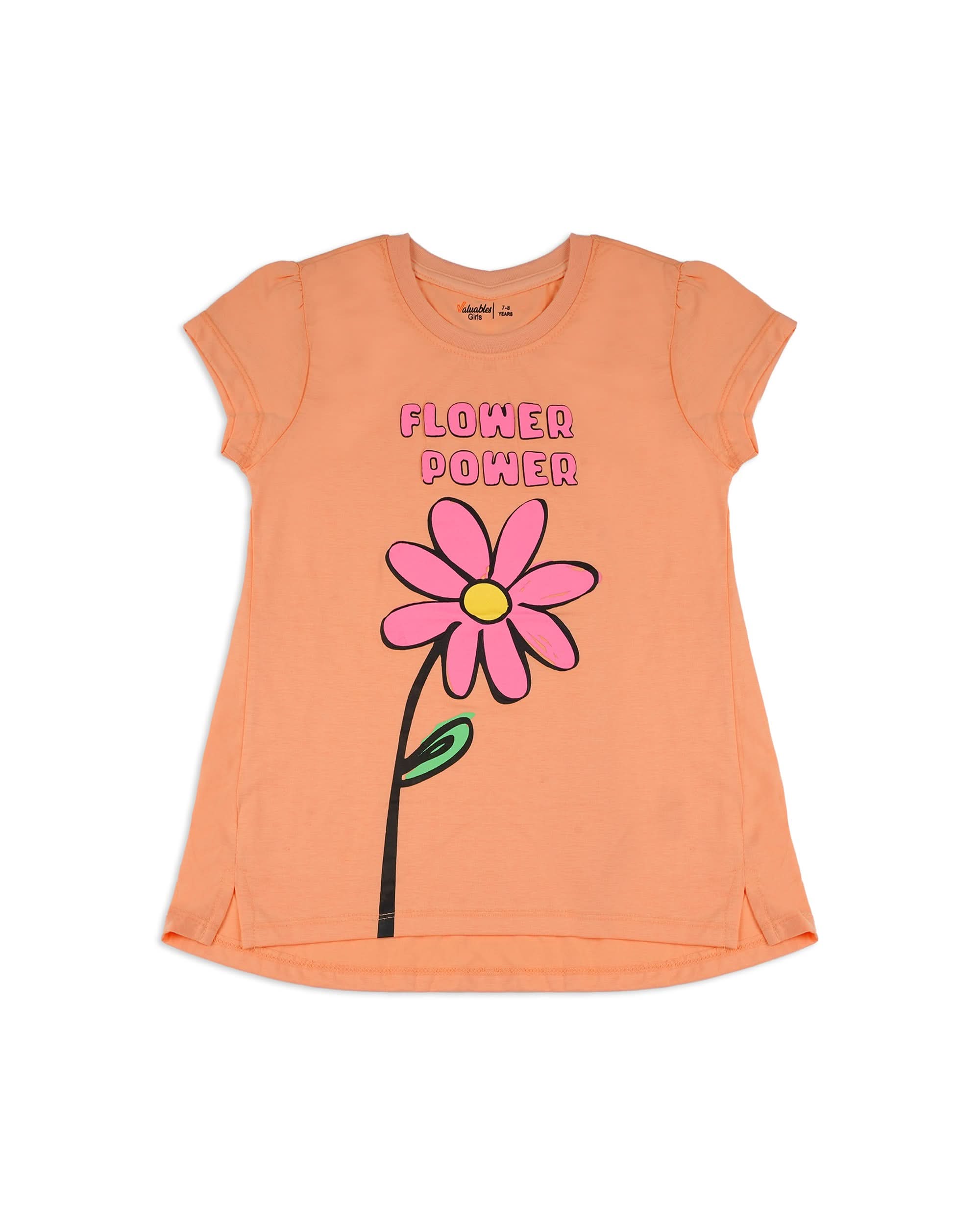 Valuables Girls Half Sleeves T-Shirt, Girls T-Shirts, Chase Value, Chase Value