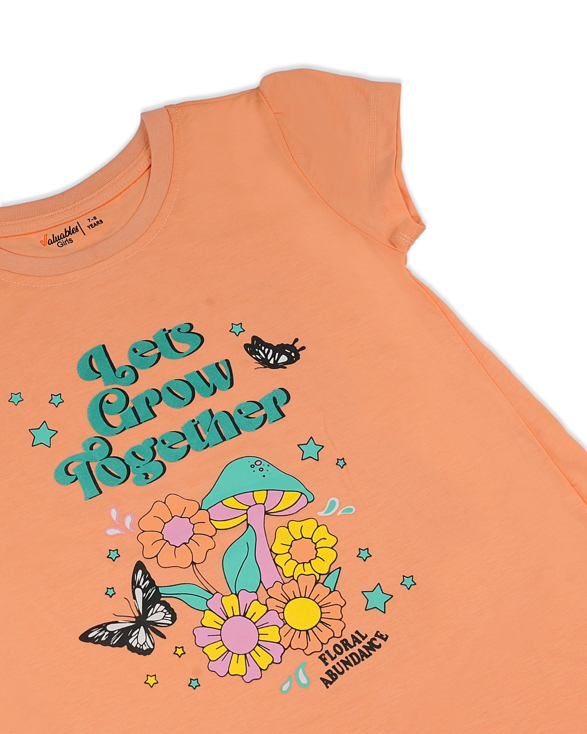 Valuables Girls Half Sleeves T-Shirt, Girls T-Shirts, Chase Value, Chase Value