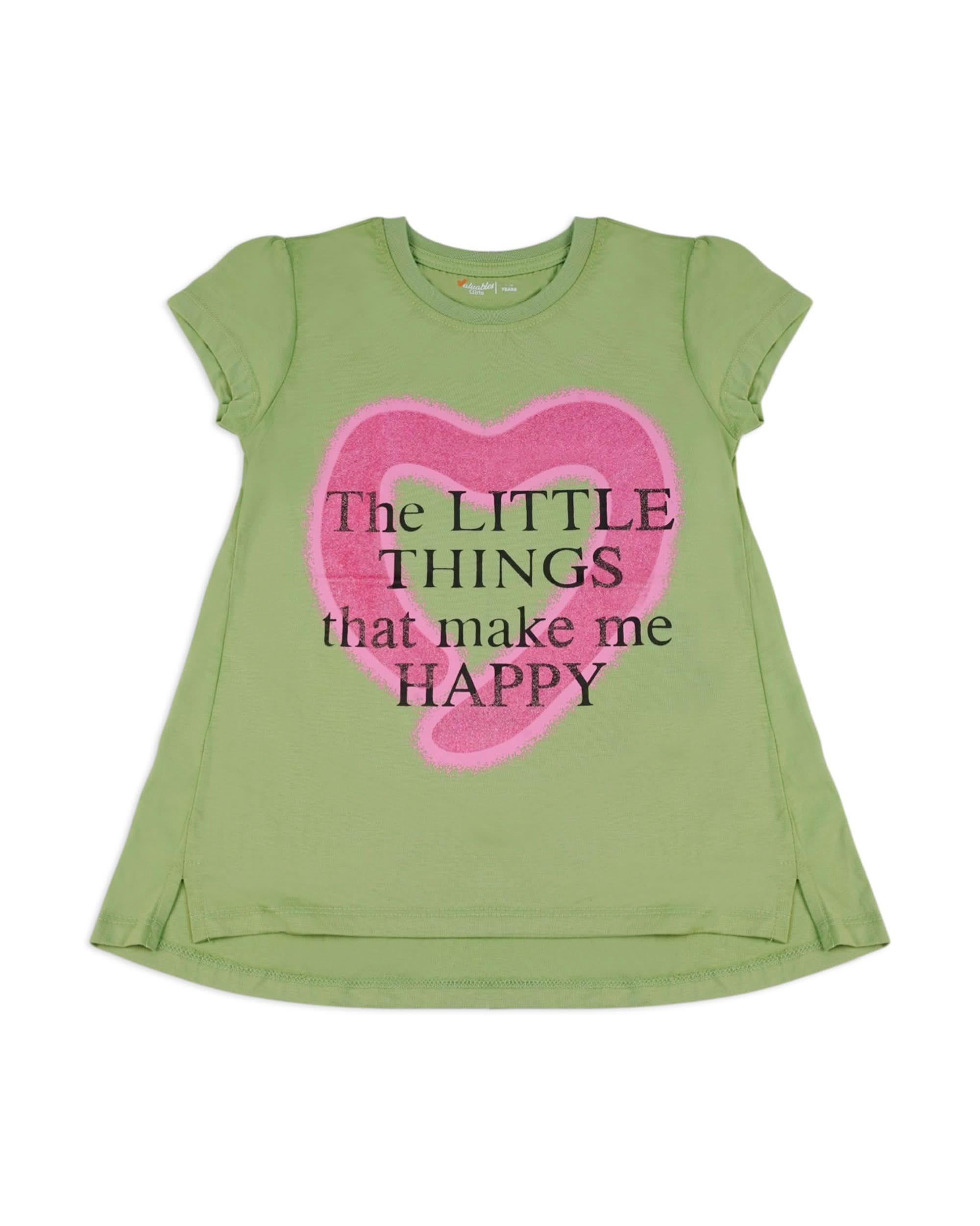 Valuables Girls Half Sleeves T-Shirt, Girls T-Shirts, Chase Value, Chase Value
