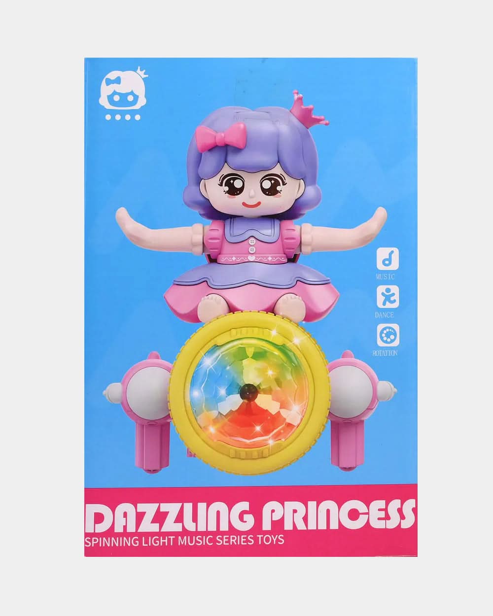 Battery Operated Sweet Princess with Light & Music, Musical Toys, Chase Value, Chase Value