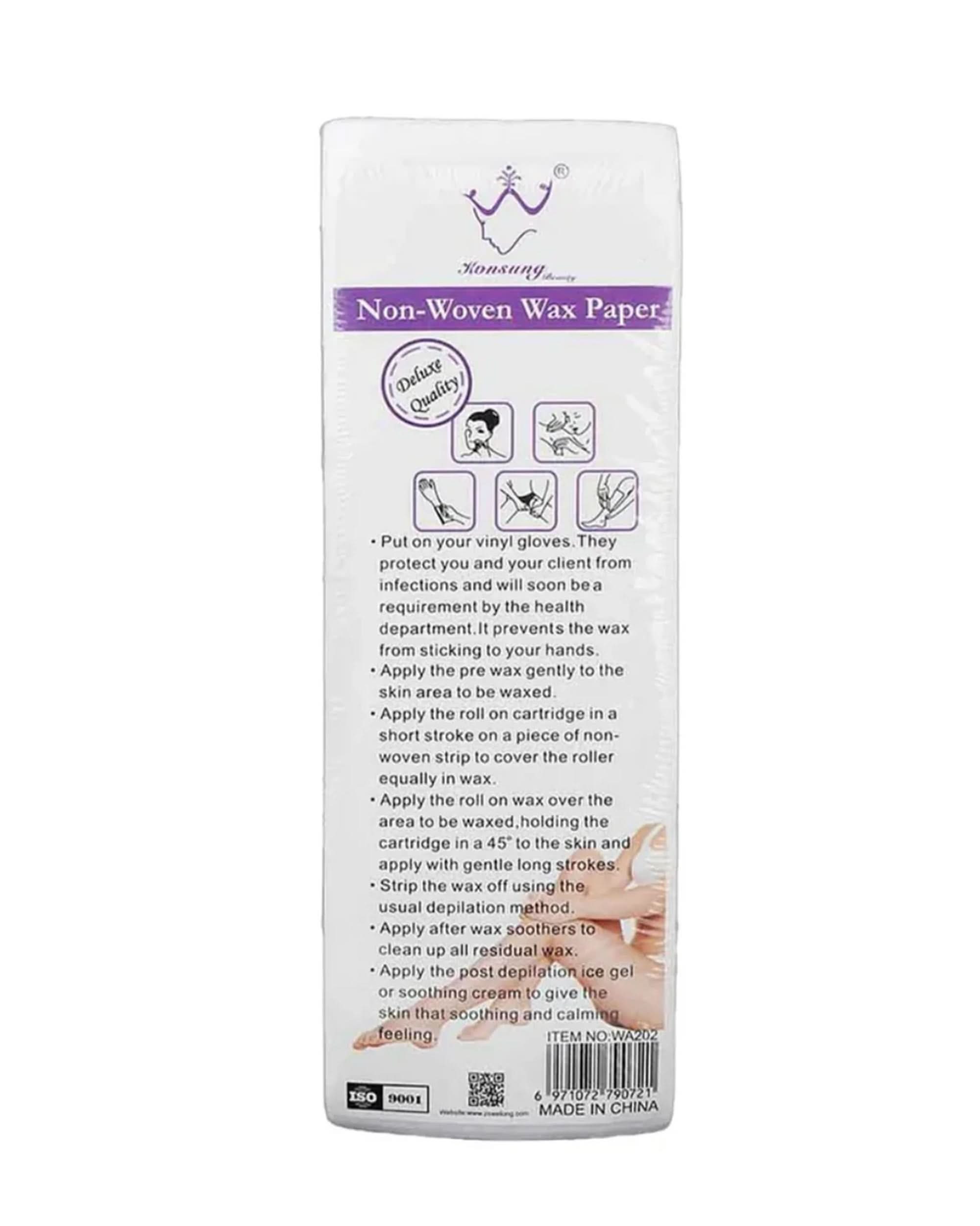 Konsung Wax Paper – 50 Pcs, Hair Removal, Chase Value, Chase Value