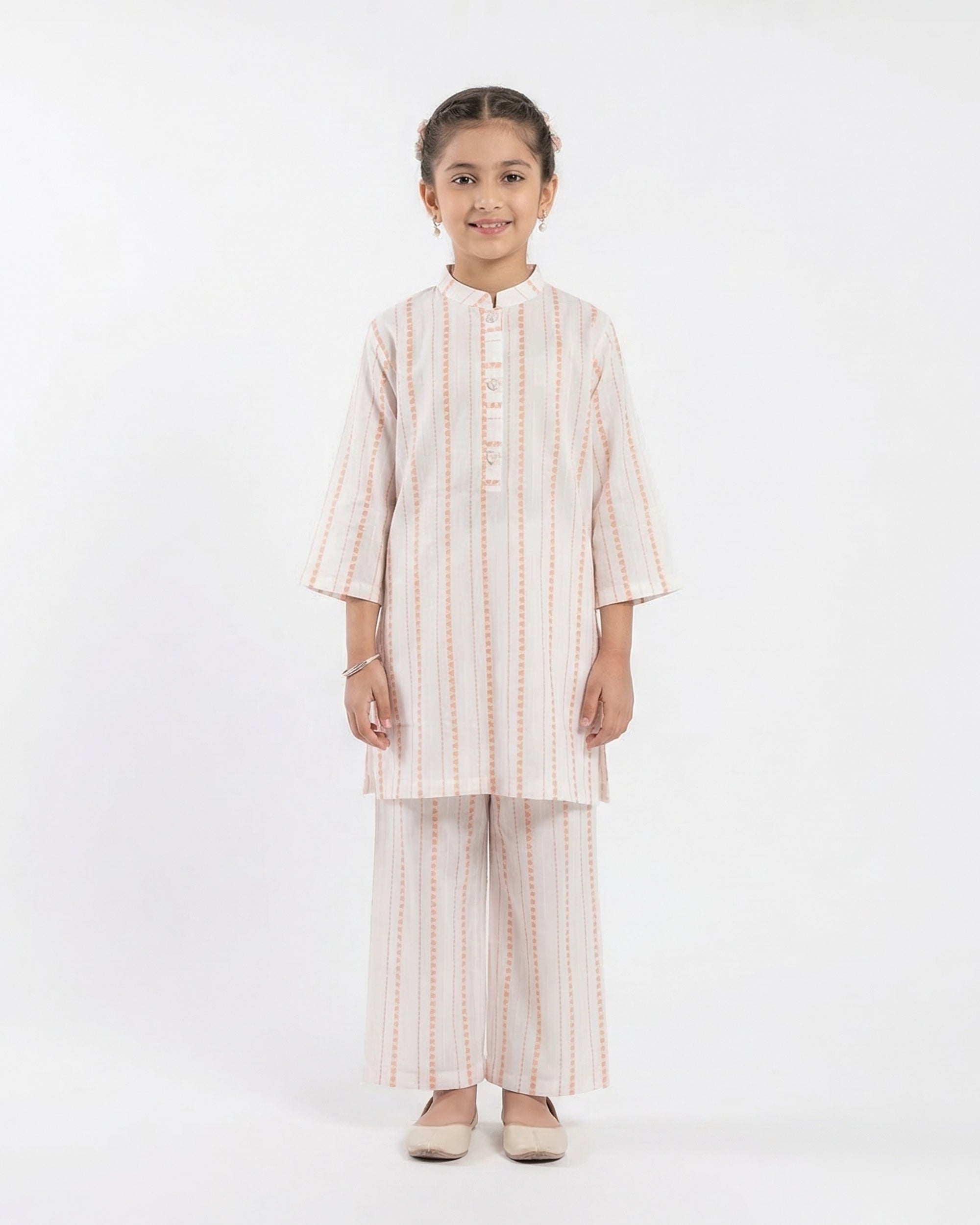 Girl’s Jacquard Shalwar Kameez Suit, Girls Shalwar Kameez, Chase Value, Chase Value