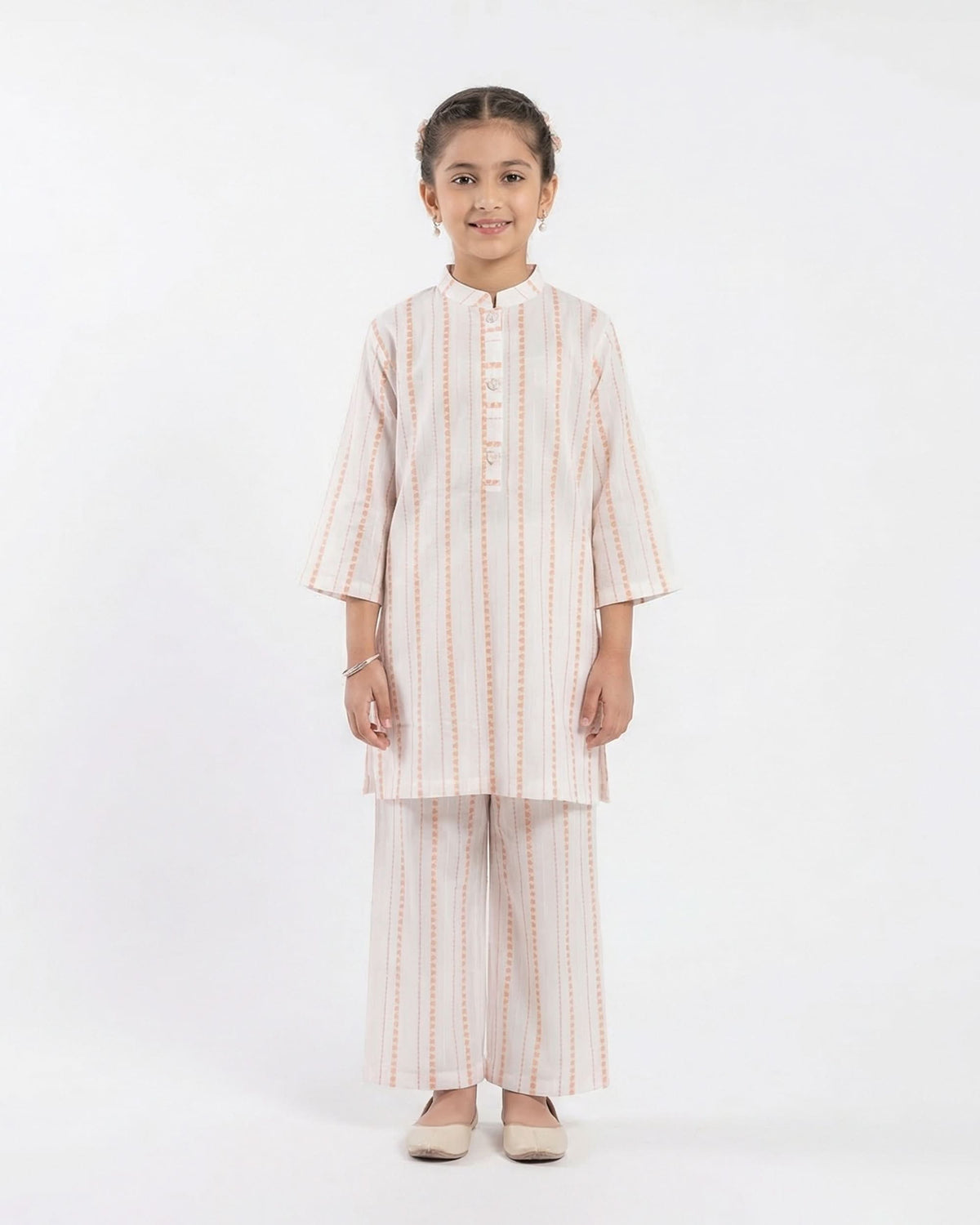 Girl’s Jacquard Shalwar Kameez Suit, Girls Shalwar Kameez, Chase Value, Chase Value