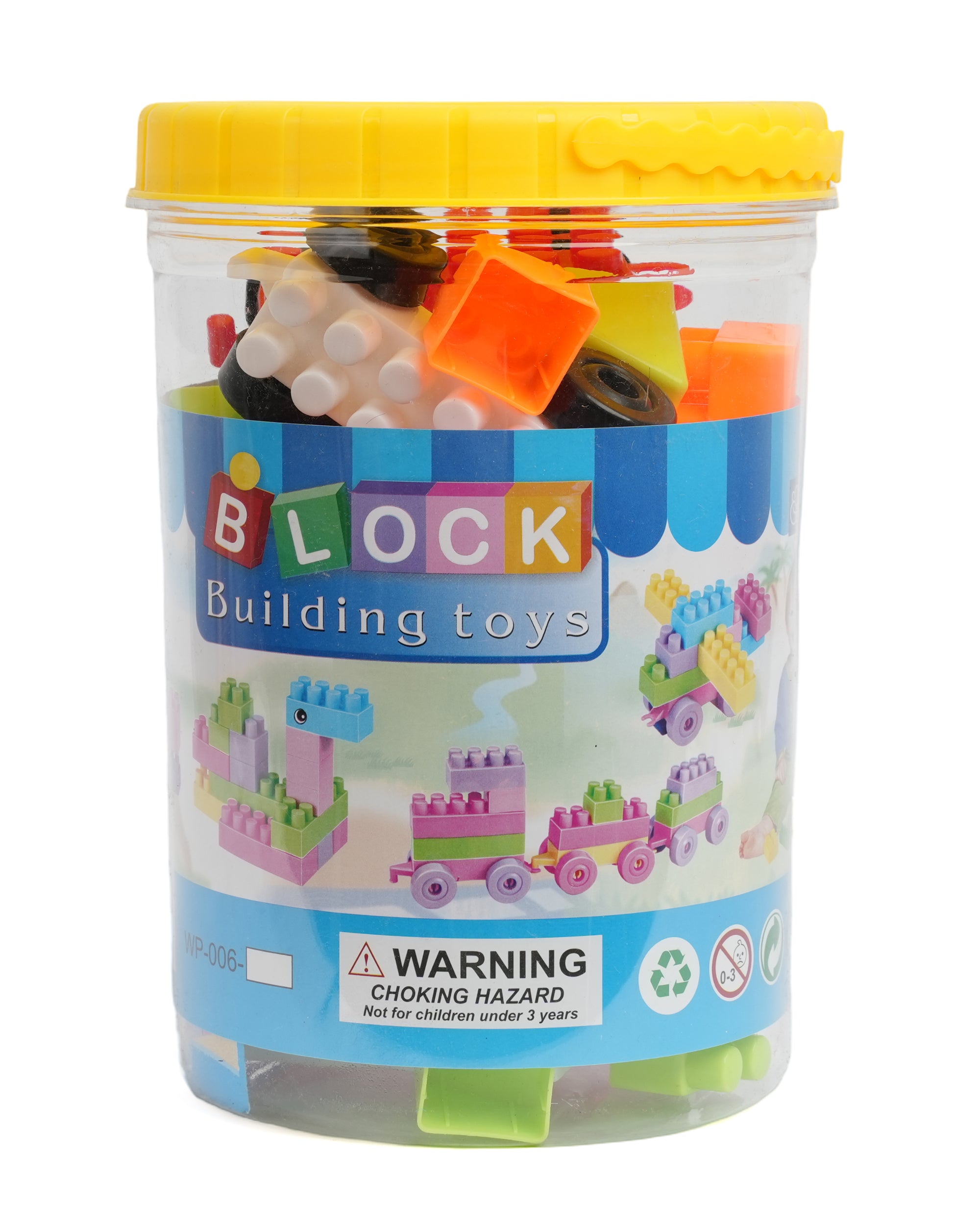 Building Blocks Bucket – 55 Pieces