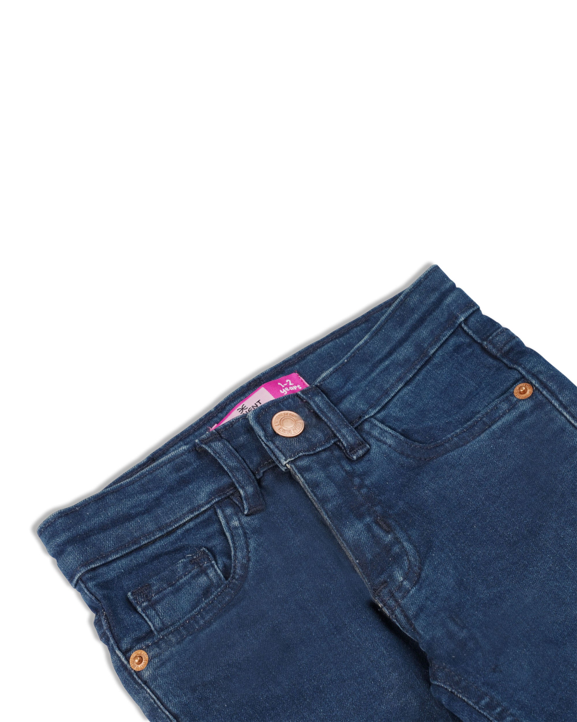 Eminent Girls Straight Fit Denim Pant