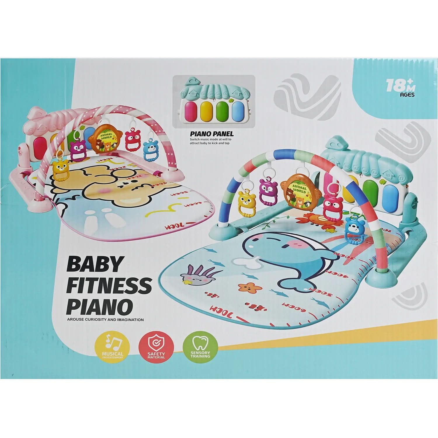 Piano Fitness Rack with Light & Music, Musical Toys, Chase Value, Chase Value