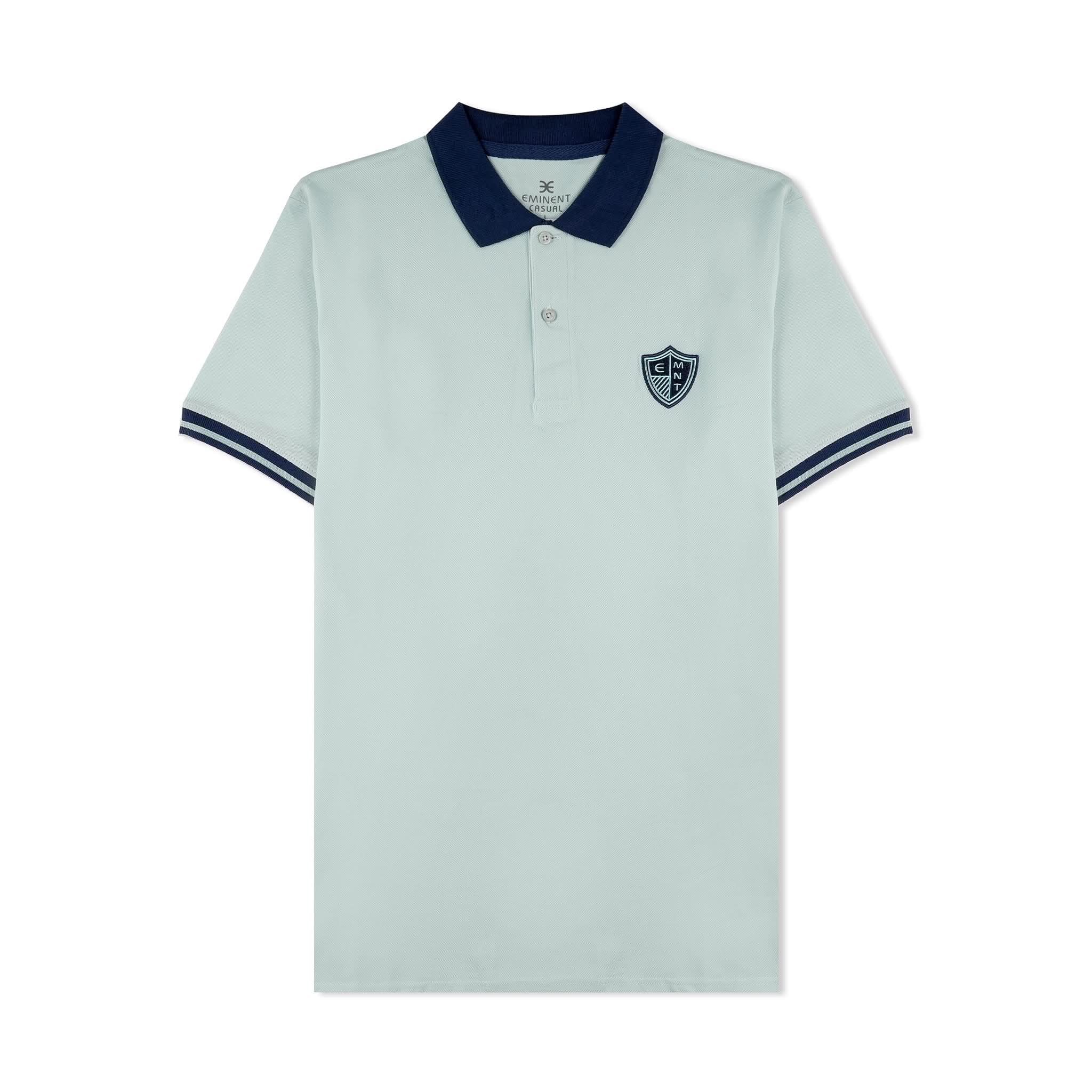 Eminent Men's Polo Half Sleeves T-Shirt - Glacier, Men's T-Shirts & Polos, Eminent, Chase Value