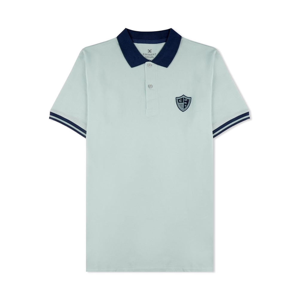 Eminent Men's Polo Half Sleeves T-Shirt - Glacier, Men's T-Shirts & Polos, Eminent, Chase Value