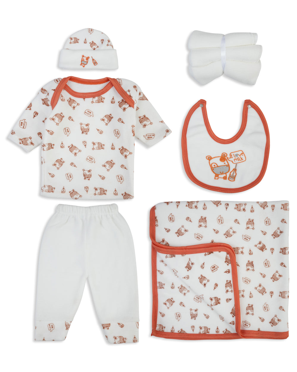 Newborn 9-Piece Hanger Set – Milk, Newborn Gift Set, Chase Value, Chase Value