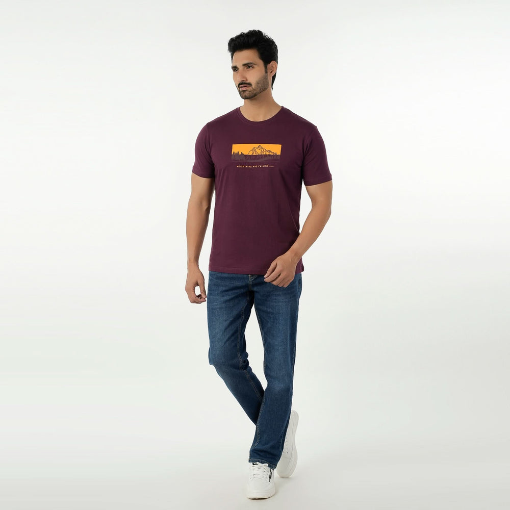 Eminent Men's Round Neck Half Sleeves Printed T-Shirt - Port Royal, Men's T-Shirts & Polos, Eminent, Chase Value