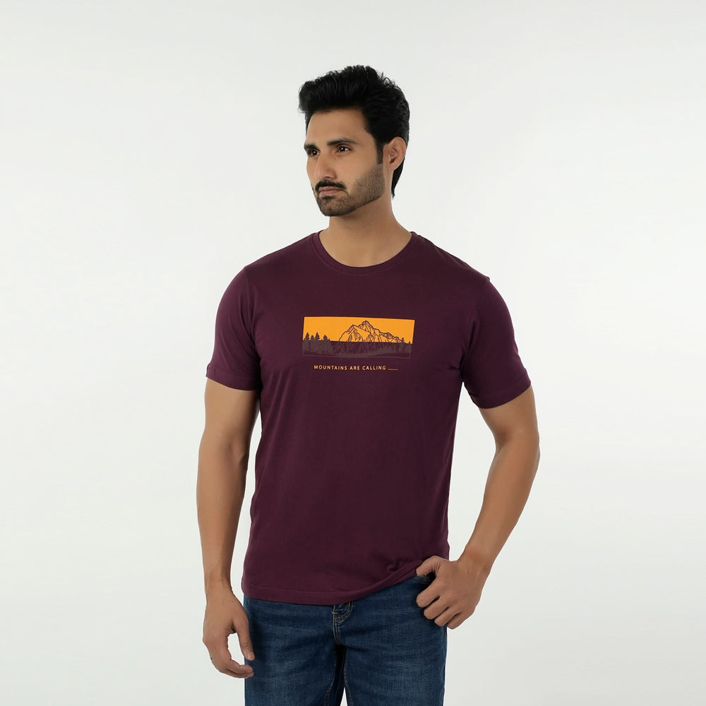 Eminent Men's Round Neck Half Sleeves Printed T-Shirt - Port Royal, Men's T-Shirts & Polos, Eminent, Chase Value