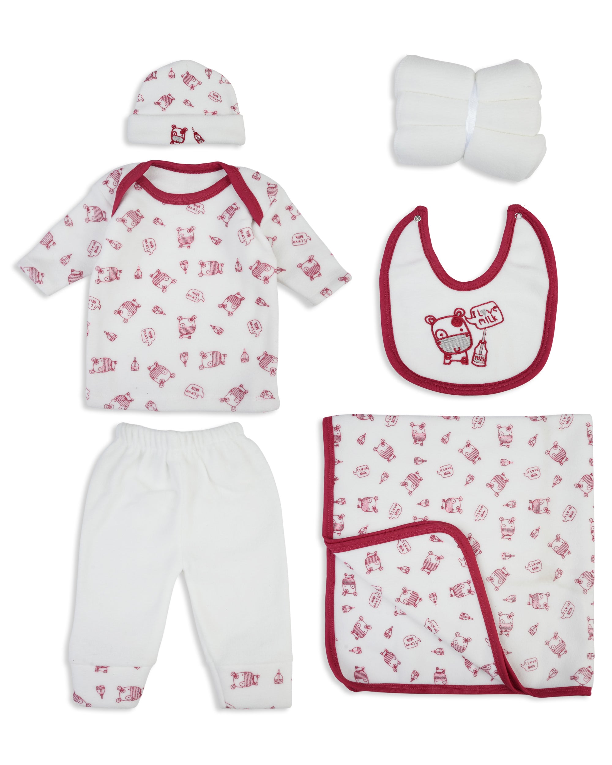 Newborn 9-Piece Hanger Set – Milk, Newborn Gift Set, Chase Value, Chase Value