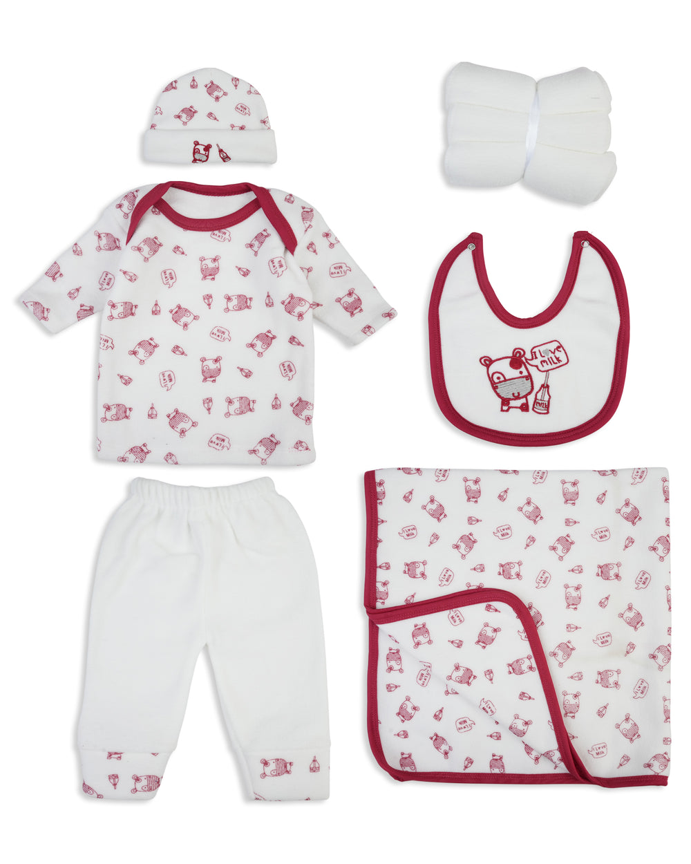 Newborn 9-Piece Hanger Set – Milk, Newborn Gift Set, Chase Value, Chase Value