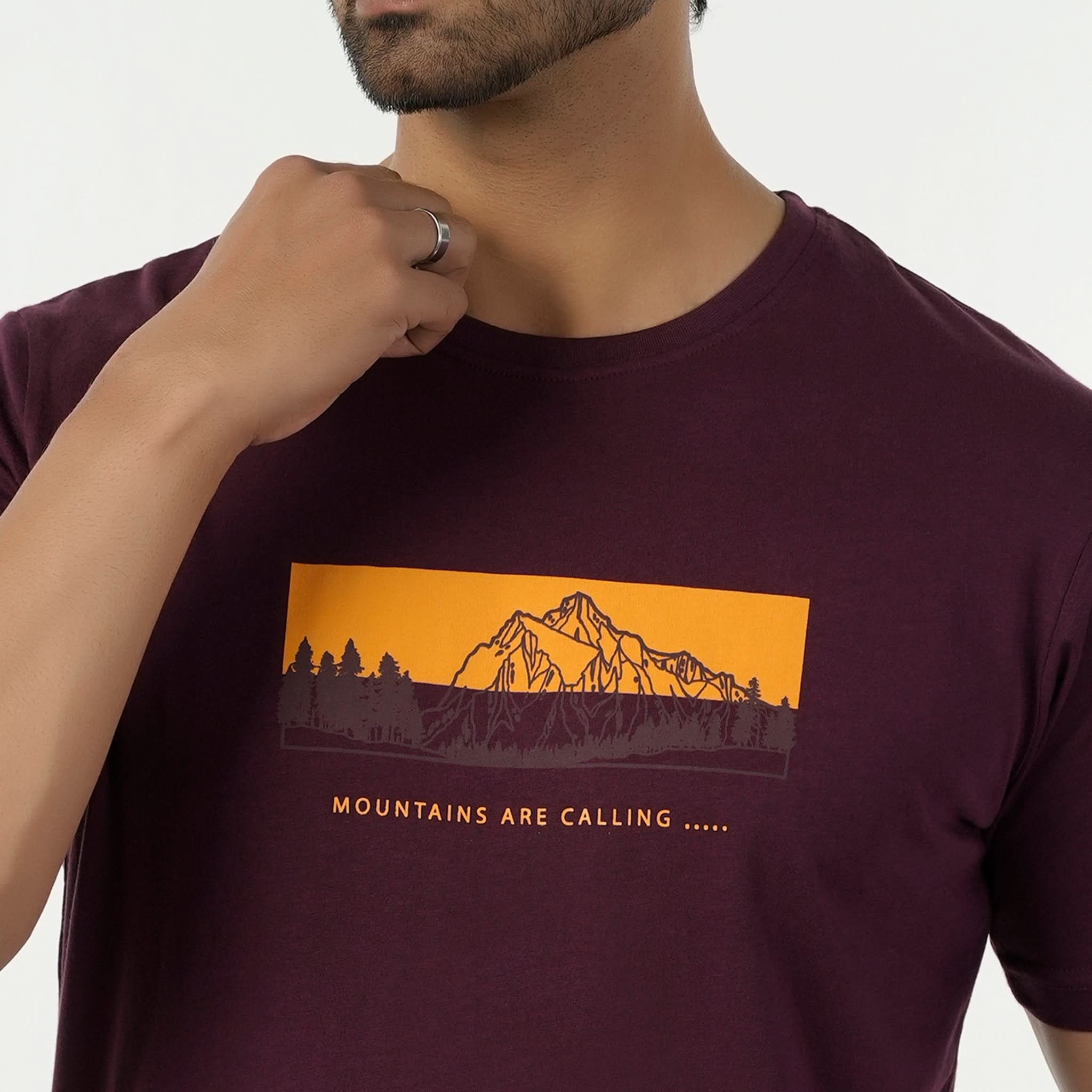 Eminent Men's Round Neck Half Sleeves Printed T-Shirt - Port Royal, Men's T-Shirts & Polos, Eminent, Chase Value