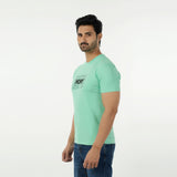 Eminent Men's Round Neck Half Sleeves Printed T-Shirt - Spring Bud, Men's T-Shirts & Polos, Eminent, Chase Value