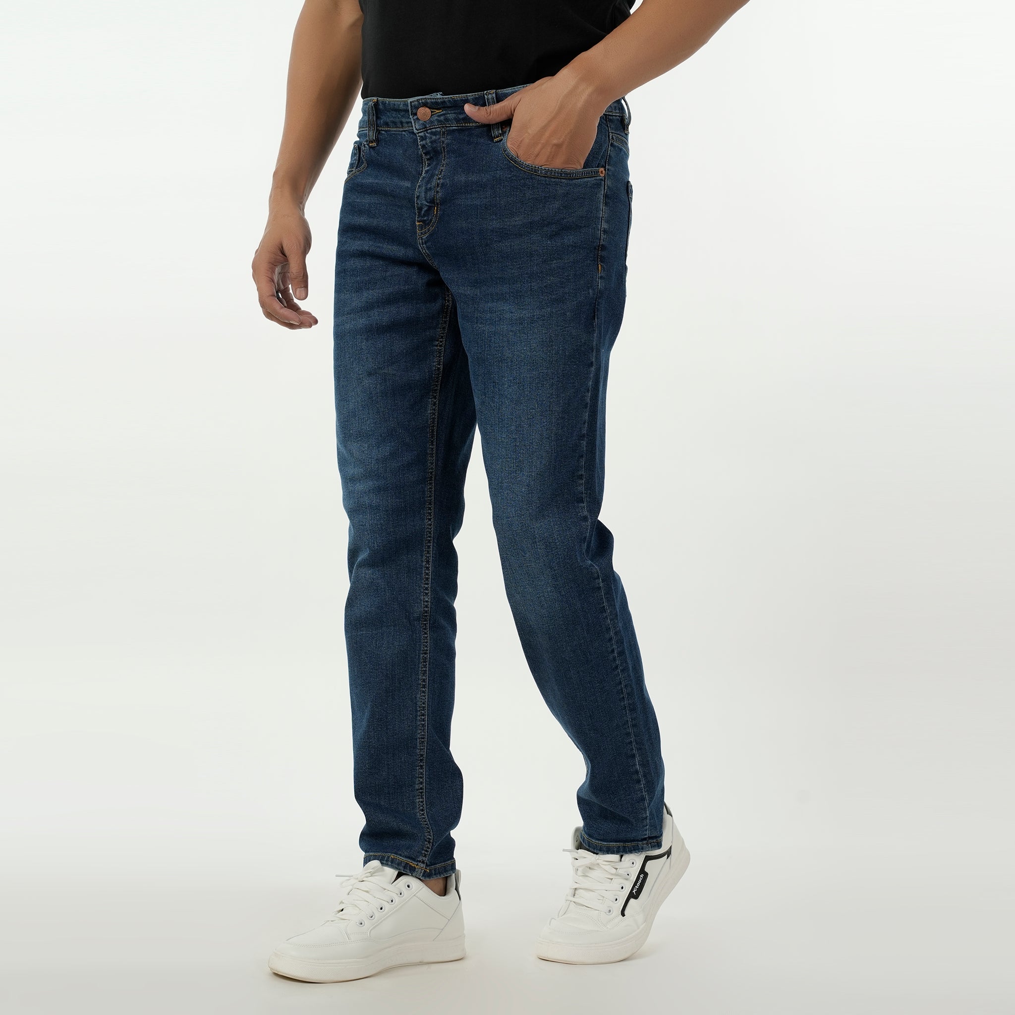 Eminent Men's Slim Fit Denim Pant - Dark Blue, Men's Casual Pants & Jeans, Eminent, Chase Value