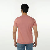 Eminent Men's Round Neck Half Sleeves Printed T-Shirt - Pink, Men's T-Shirts & Polos, Eminent, Chase Value