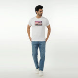 Eminent Men's Round Neck Half Sleeves Printed T-Shirt - White, Men's T-Shirts & Polos, Eminent, Chase Value