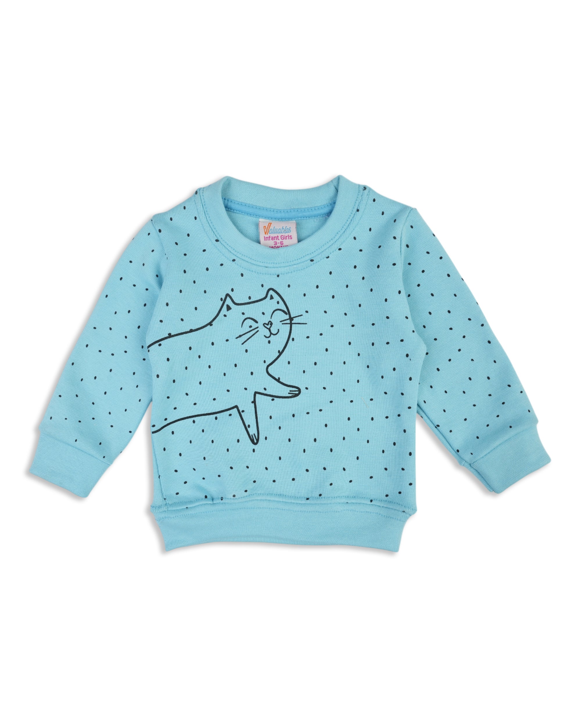 Valuables Newborn Girls Sweat Shirt, Newborn Girls Winterwear, Chase Value, Chase Value