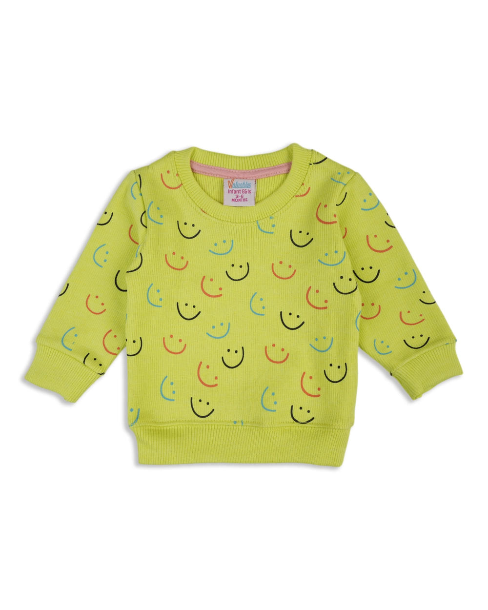 Valuables Newborn Girls Sweat Shirt, Newborn Girls Winterwear, Chase Value, Chase Value