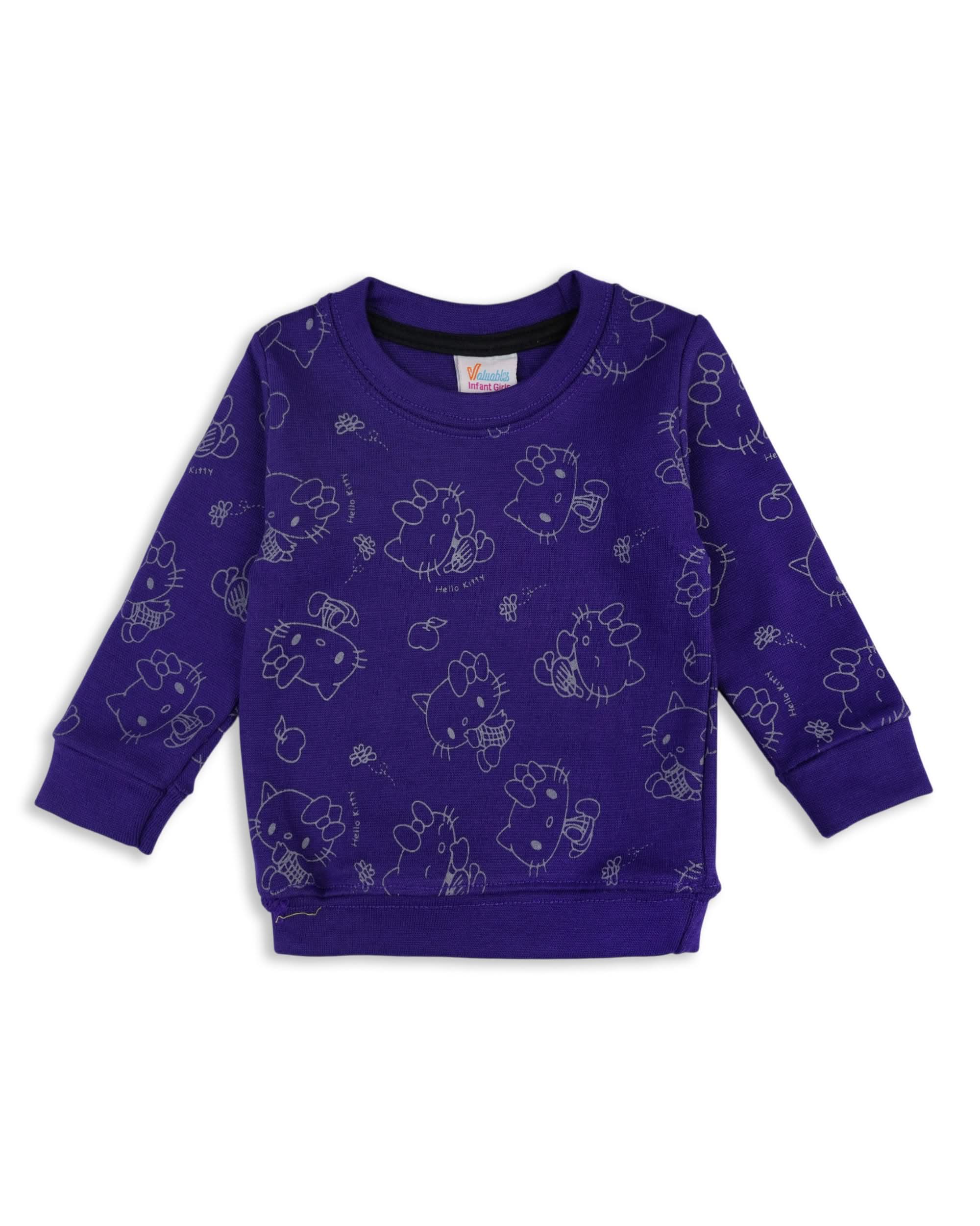 Valuables Newborn Girls Sweat Shirt, Newborn Girls Winterwear, Chase Value, Chase Value