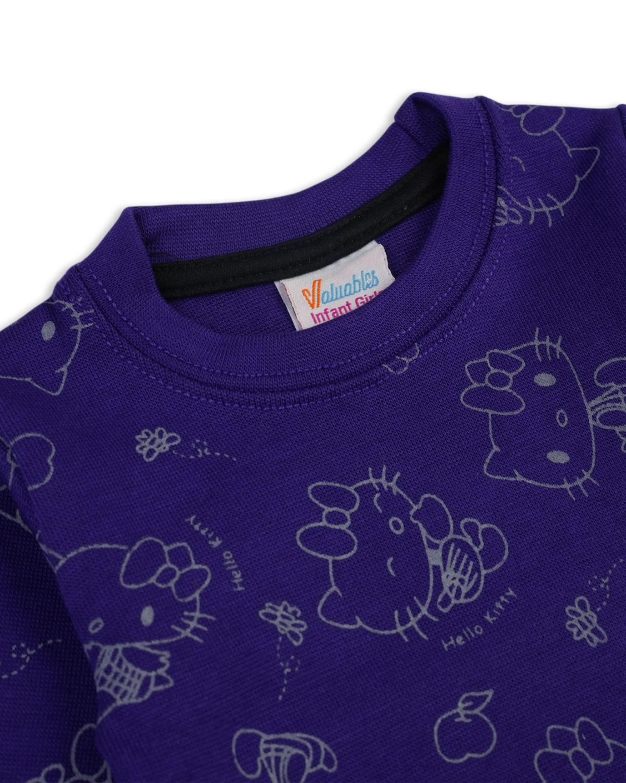 Valuables Newborn Girls Sweat Shirt, Newborn Girls Winterwear, Chase Value, Chase Value